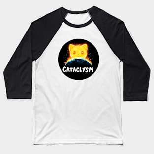 Cute Funny Cat Kitten Sarcastic Humor Quote animal Lover Artwork Baseball T-Shirt